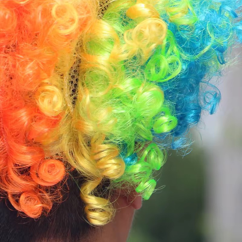 کلاه گیس (دلقک فری 7 رنگ) 3 کلاه گیس (دلقک فری 7 رنگ) - تصویر 3