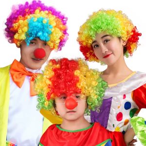 کلاه گیس (دلقک فری 7 رنگ)