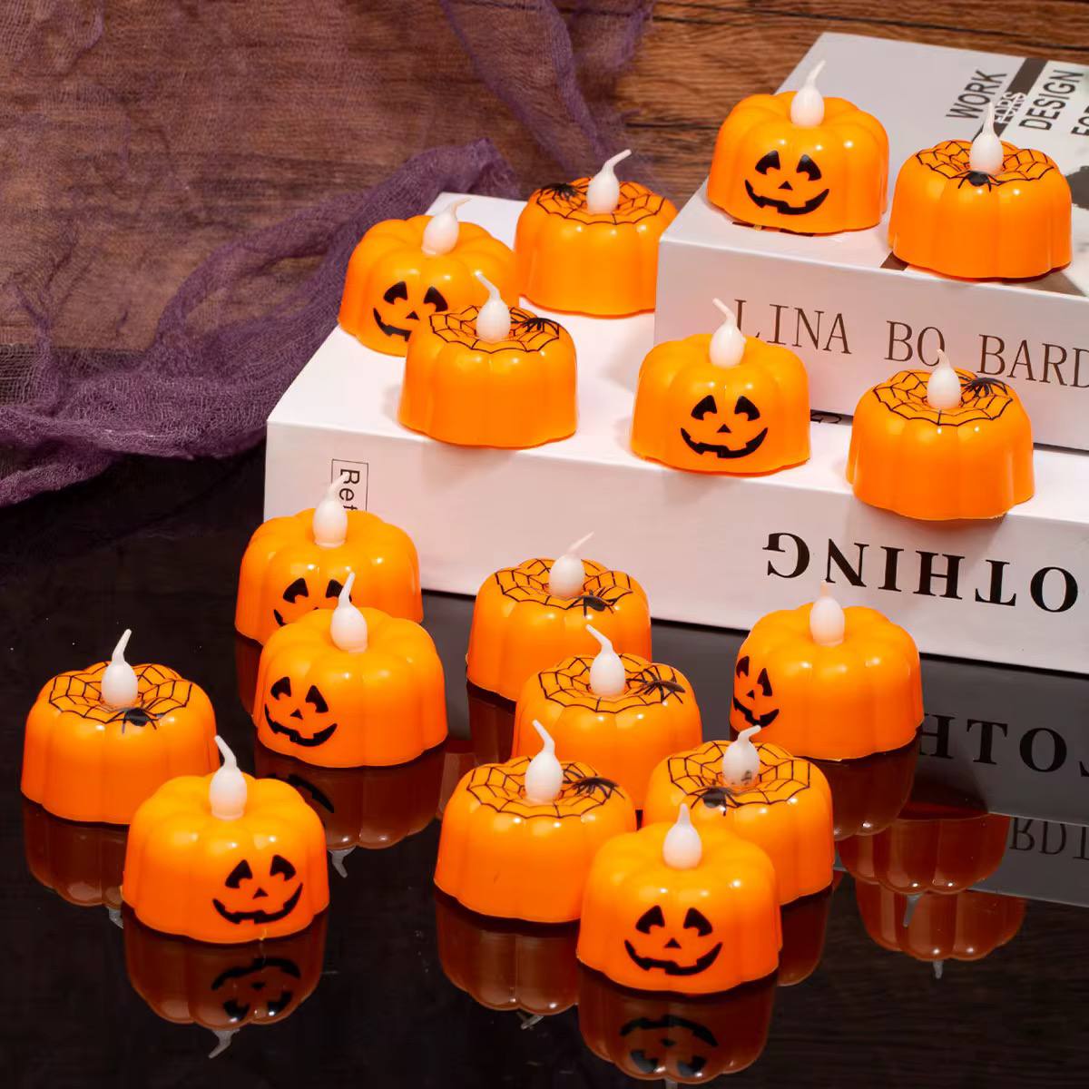 شمع روميزي چراغدار٢ عددي 4 شمع روميزي چراغدار٢ عددي